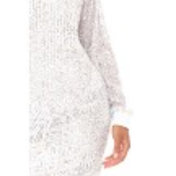 SYMPHONY Sequin wide neck boxy mini dress - Picture 7 of 15